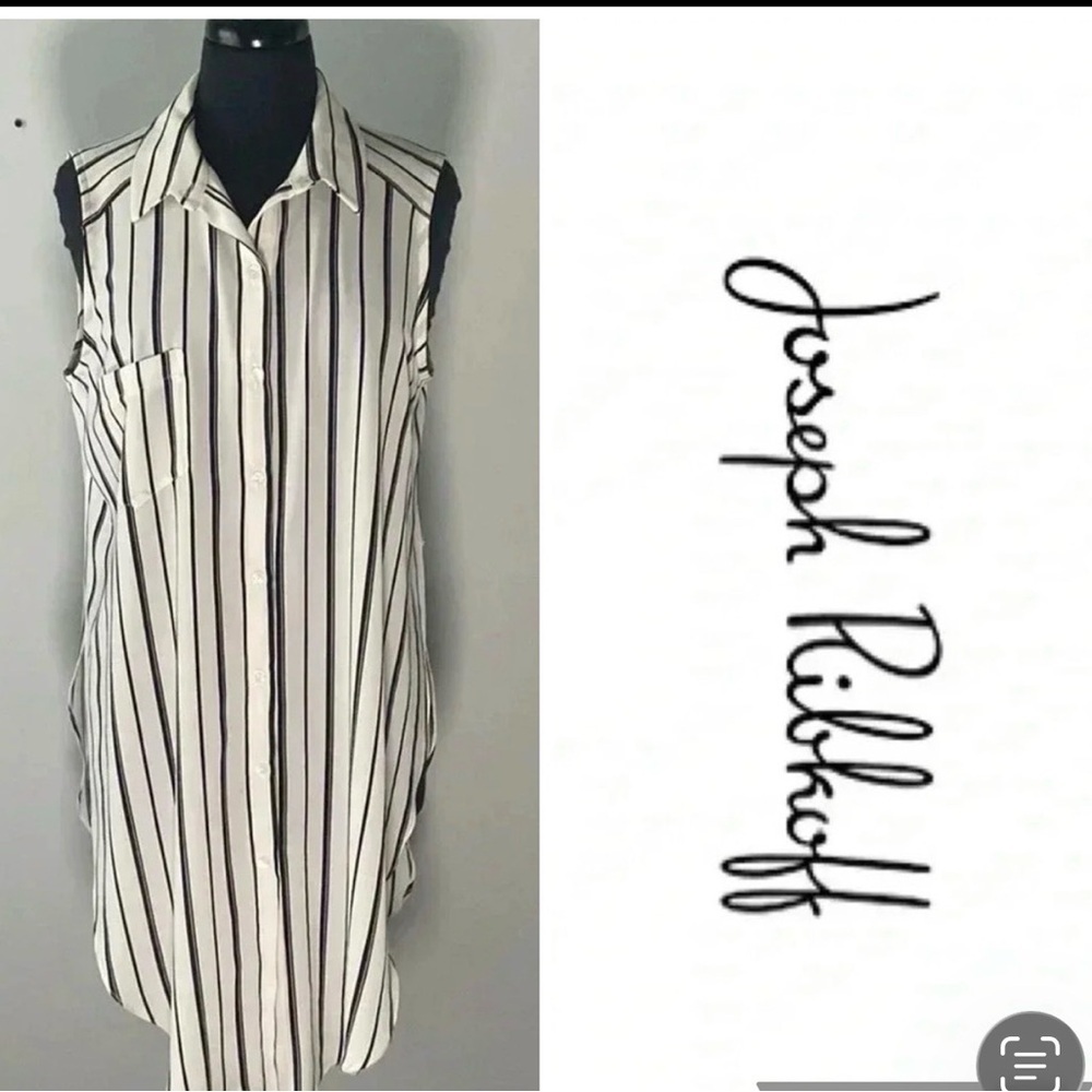 Joseph Ribkoff | Sleeveless Hi-Low Tunic / Blouse